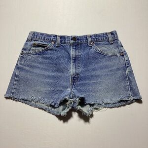 Vintage Levi's Orange Tab Classic Blue Cutoff Jean Shorts